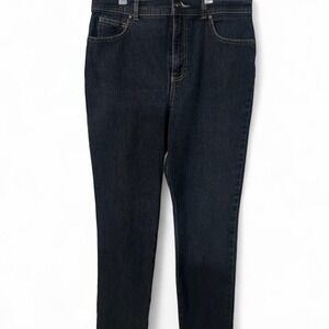 Women's‎ dark wash straight leg jean by Gloria Vanderbilt size 10 (m5)